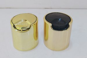 Disc Top Cap UV Coated & Disc Top Cap Metallic Gold